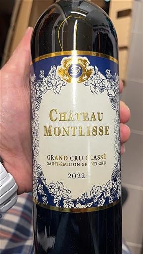 Bordeaux Saint-Émilion Grand Cru Château Montlisse 2022