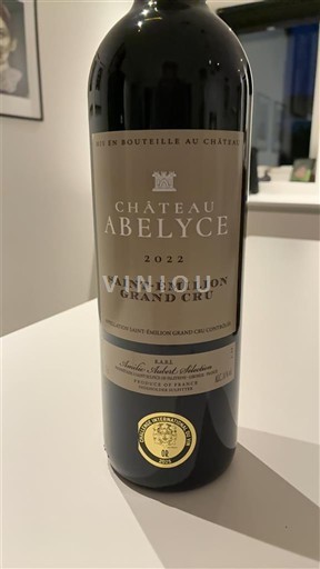 Bordeaux Saint-Émilion Grand Cru Grand Cru Château Abelyce 2022
