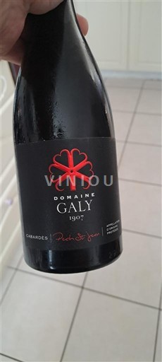 Languedoque Cabardès Domaine Galy Péch St Jean 2018