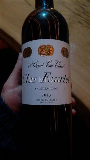Burdeos Saint-Émilion Premier Grand Cru Classé Clos Fourtet 2013