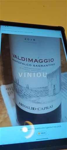 Umbrië Montefalco Sagrantino Arnaldo Caprai Valdimaggio 2016