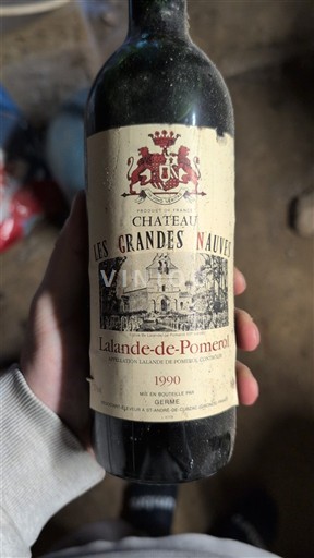 Bordeaux Lalande-de-Pomerol Château Les Grandes Nauves 1990