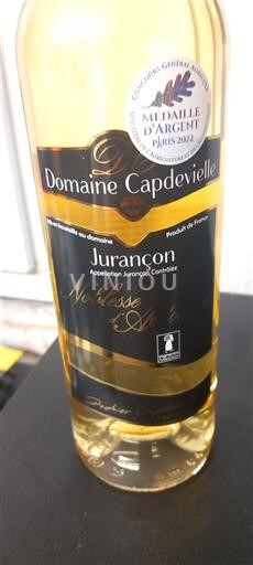 Lounais-Ranska Jurançon Domaine Capdevielle Noblesse d'automne 2023