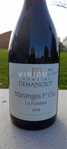 Bourgogne Không được chỉ định Premier Cru Domaine Demangeot La Fussière 2023