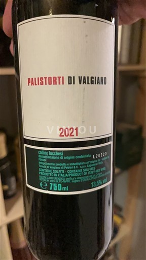 Toscana Colline Lucchesi Tenuta di Valgiano Palistorti di Valgiano 2021