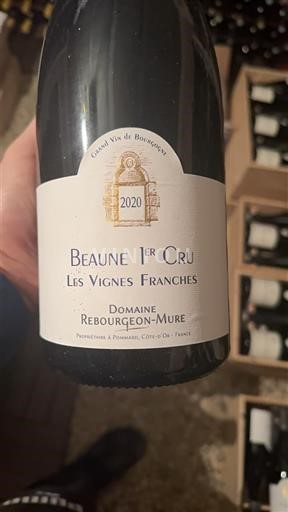 Burgundi Beaune Premier Cru Domaine Rebourgeon-Mure Les Vignes Franches 2020