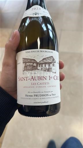 Bourgondië Saint-Aubin Premier Cru Henri Prudhon & Fils Les Castets 2023