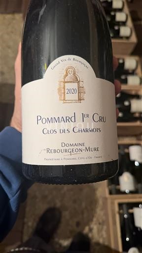 Burgundi Pommard Premier Cru Domaine Rebourgeon-Mure Clos des Charmois 2020