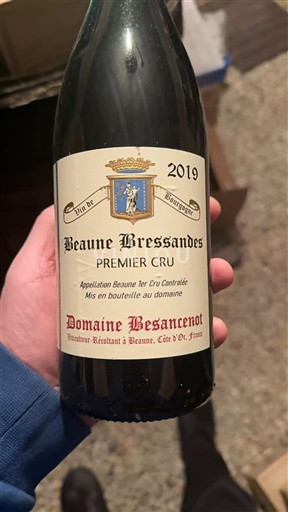 Burgundy Beaune Premier Cru Domaine Besancenot Bressandes 2019