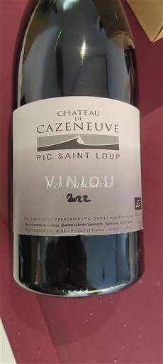 Languedoc Pic-saint-loup Château Cazeneuve Les Calcaires 2022