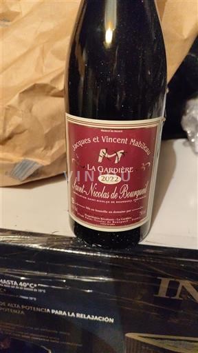 Údolí Loiry Saint-Nicolas-De-Bourgueil Jacques et Vincent Mabileau La Gardière 2022