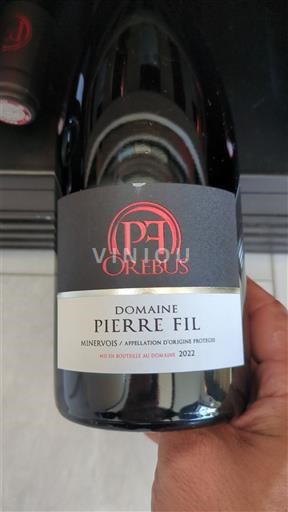 Languedoc Minervois Domaine Pierre Fil Orebvs 2022