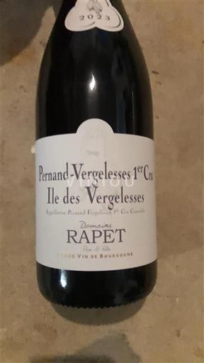 Borgogna Pernand-Vergelesses Premier Cru Domaine Rapet Ile des Vergelesses 2023