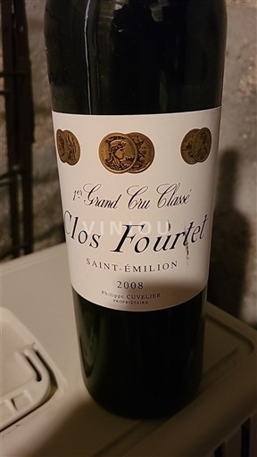 Bordeaux Saint-Émilion Premier Grand Cru Classé Clos Fourtet 2008
