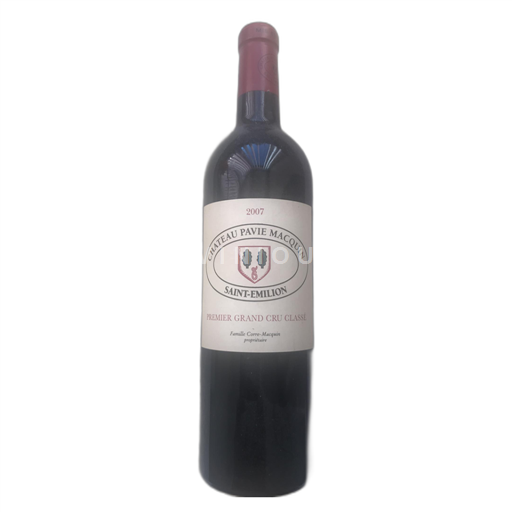 Bordeaux Saint-Émilion Château Pavie Macquin 2007