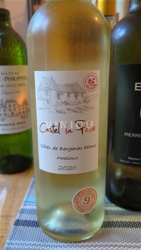 Sudoeste Côtes de Bergerac Castel la Peze 2020
