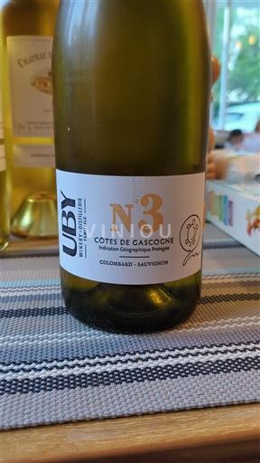 Tây Nam Côtes de Gascogne Domaine Uby N°3 2019