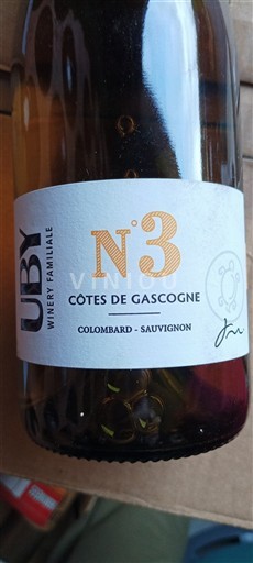 Südwestfrankreich Côtes de Gascogne Domaine Uby N°3 2019