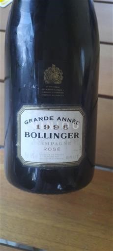 Champagne Bollinger La Grande Année 1996
