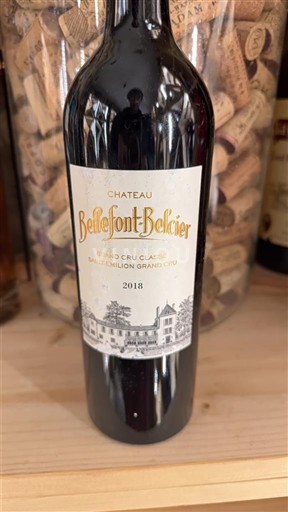 Bordeaux Saint-Émilion Grand Cru Grand Cru Château Bellefont-Belcier 2018