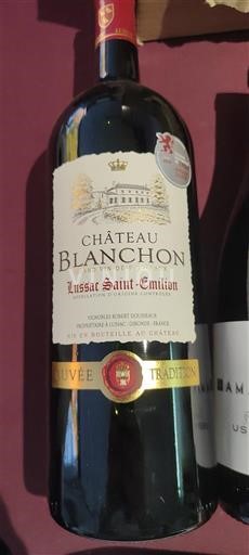 Bordeaux Lussac-saint-émilion Château Blanchon Tradition Icke årgångsbetecknad