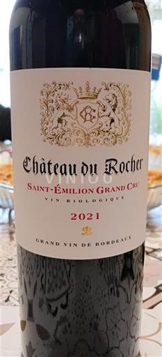 Bordéus Saint-Émilion Grand Cru Château Rocher 2021