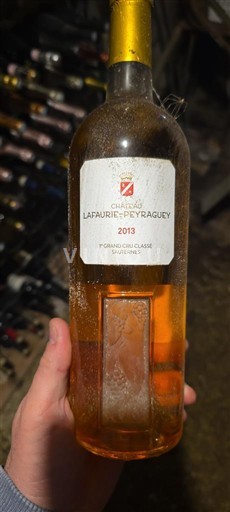 Bordeaux Sauternes Premier Cru Château Lafaurie-Peyraguey 2013