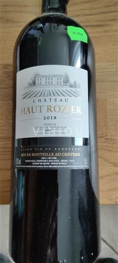 Burdeos Côtes-de-Bordeaux Château Haut Rozier 2018