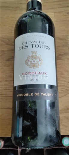 Bordeaux Chevalier des Tours 2018