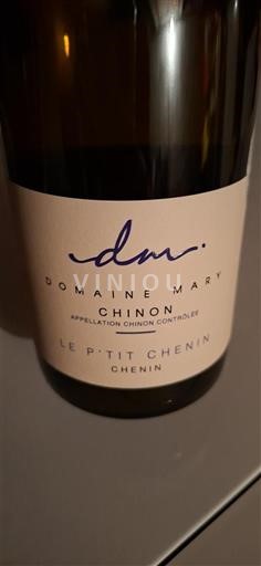 Loirevallei Chinon Domaine Mary Le P'tit Chenin Niet-geïntegreerd