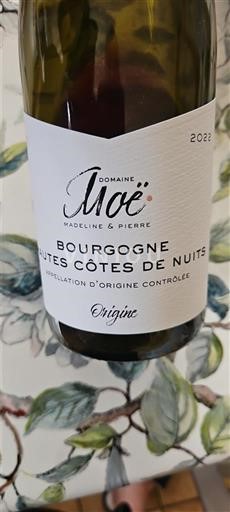 Bourgogne Không được chỉ định Domaine Noë Origine 2022