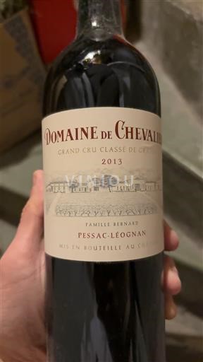 Bordeaux Pessac-Léognan Grand Cru Domaine Chevalier 2013