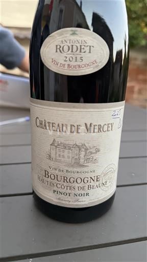 Bourgondië Niet gespecificeerd Château Mercey 2015