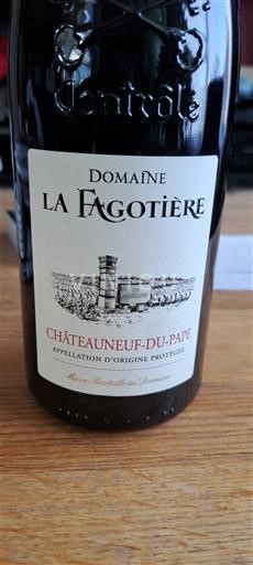 Thung lũng Rhône Châteauneuf-du-pape Domaine La Fagotière 2020