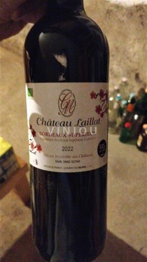 Bordéus Bordeaux Superior Château Laillat 2022