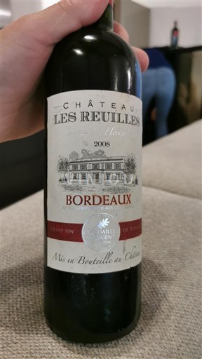 Bordeaux Château Les Reuilles 2008