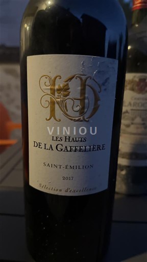 Bordeaux Saint-Émilion Les Hauts de la Gaffelière Sélection d'excellence 2017