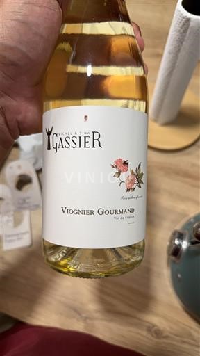 Languedoc Ospecificerad Michel & Tina Gassier Viognier Gourmand Icke årgångsbetecknad