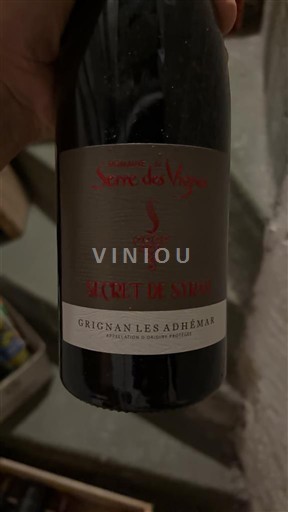 Valle del Rodano Grignan-les-adhémar Domaine Serre des Vignes Secret de Syrah 2021