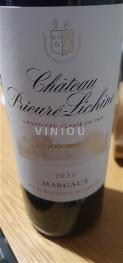 Bordeaux Margaux Grand Cru Château Prieuré-Lichine 2021