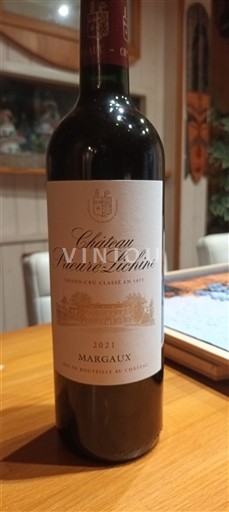 Bordeaux Margaux Grand Cru Château Prieuré-Lichine 2021