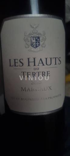 Bordeaux Margaux Château Tertre Les Hauts du Tertre 2020