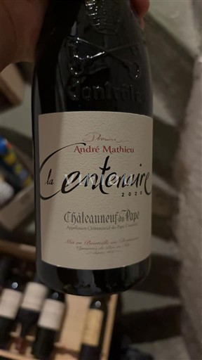 Vallée du Rhône Châteauneuf-du-pape Domaine André Mathieu La Centenaire 2020