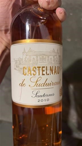 Bordeaux Sauternes Castelnau de Suduiraut 2010