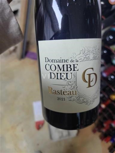Rhônedalen Rasteau Domaine de la Combe Dieu 2021