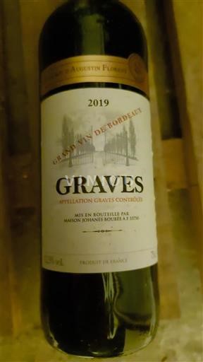 Bordeaux Graves Grand Vin de Bordeaux Augustin Florent 2019