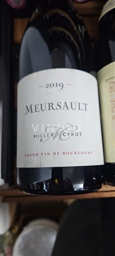 Burgundi Meursault Miller-Cyrot 2019