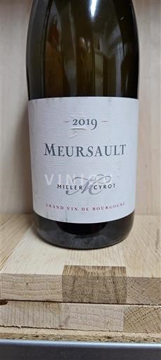 Bourgogne Meursault Miller-Cyrot 2019
