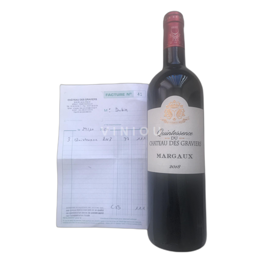 Bordeaux Margaux Château des Graviers Quintessence 2018
