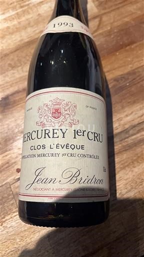Bourgogne Ikke specificeret Premier Cru Jean Bridon Clos L'Evêque 1993